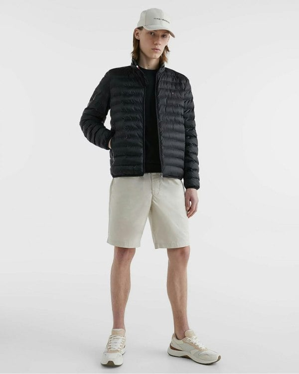 Tommy Hilfiger Core Packable Mens Circular Jacket - Black