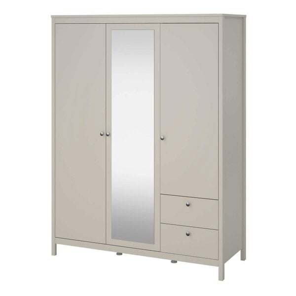 Wyld Haus Gossmere Natural Cashmere Wardrobe 3 Doors 2 Drawers