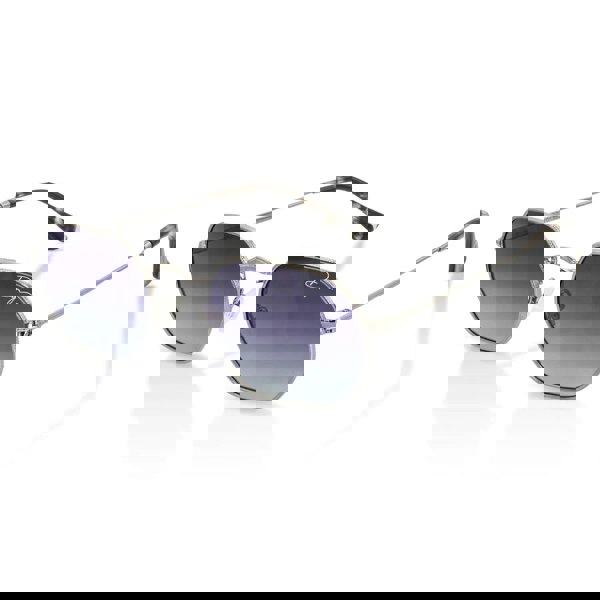 De-Gamme Napoli - Retro Rectangle Polarized Sunglasses