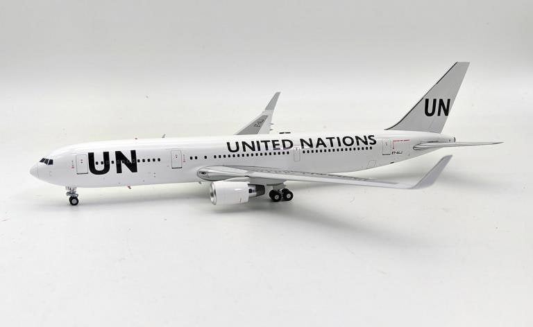 MCSlots ET-ALJ United Nations 767-300 With Stand 1:200 Scale Inflight200 IF763-UN-ALJ