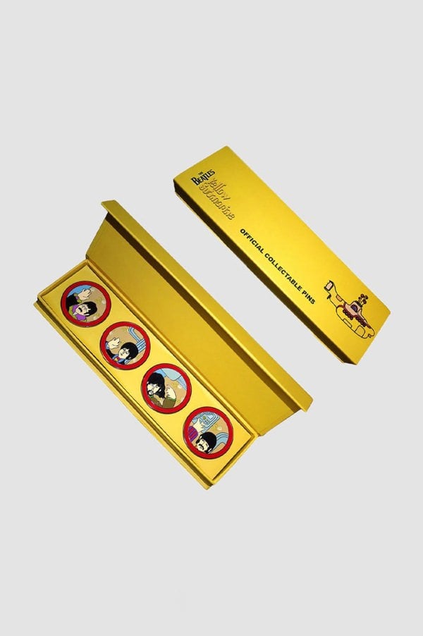 The Beatles Yellow Submarine Portholes Boxed Pin Badge Set