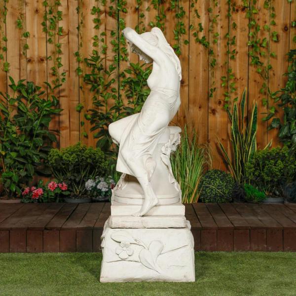 Giant Greek Bathing Lady With Flowers  (NO PLINTHS) 