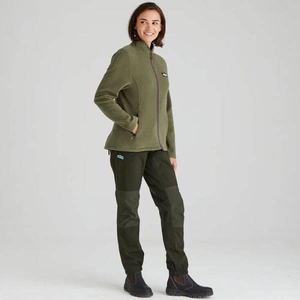 Womens Ridgeline Brenna fleece jacket in Ivy Green