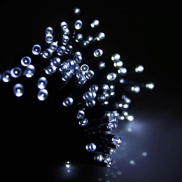 Cool White LED Multifunction Outdoor String Fairy Lights with Timer, Size Options 100 to 2000 LEDs image 8