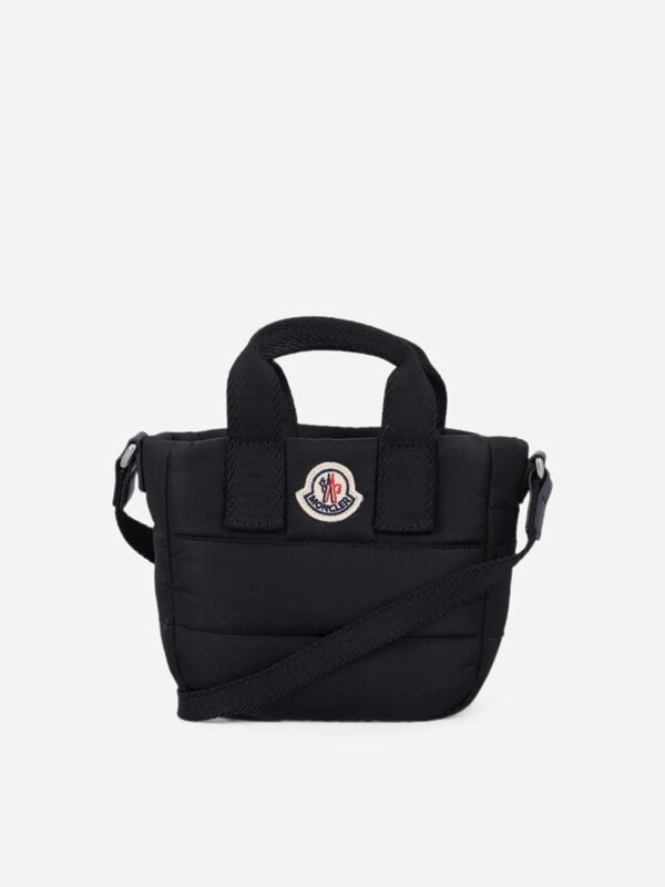 Moncler Enfant Girls Caradoc Crossbody Bag in Black (16.5cm)