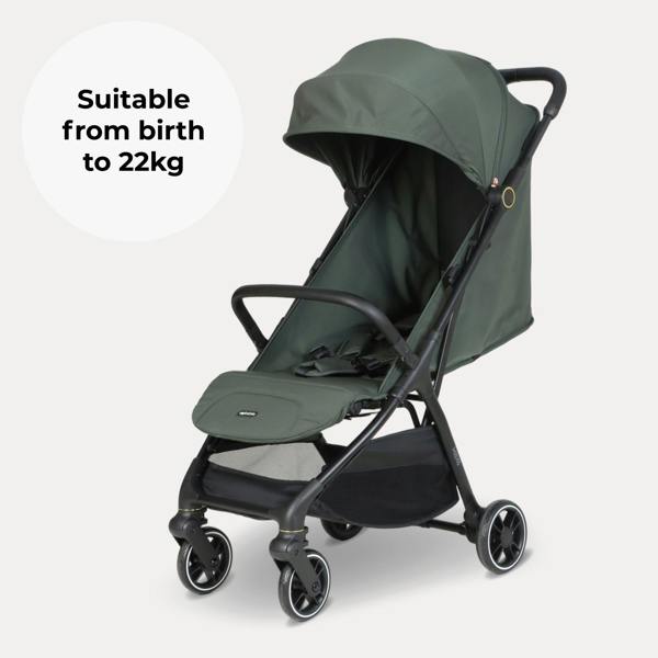 My Babiie MBX6 Compact Stroller - Forest Green