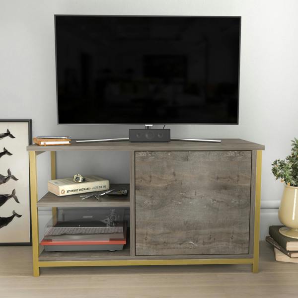 Decorotika Muskegon Modern Tv Stand TV Cabinet for TV's up to 41"