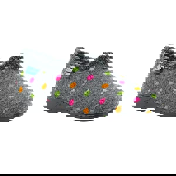 Lunar Womens/Ladies Studio Slippers - Grey - 