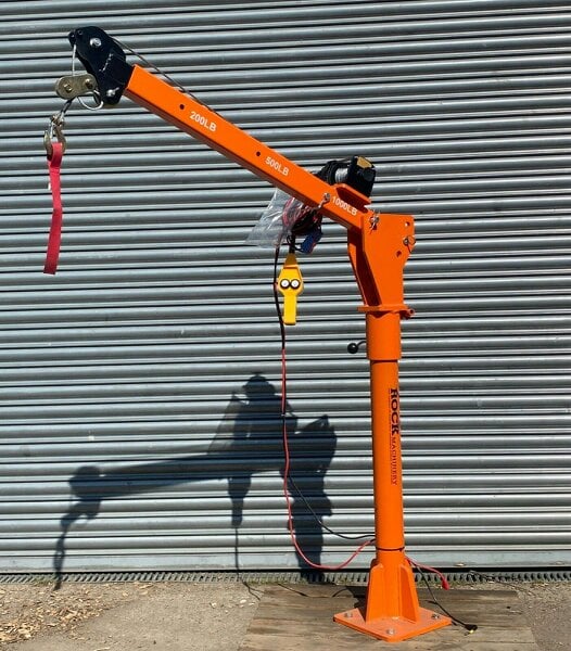 Rock Machinery 1000lb Electric Swivel Crane
