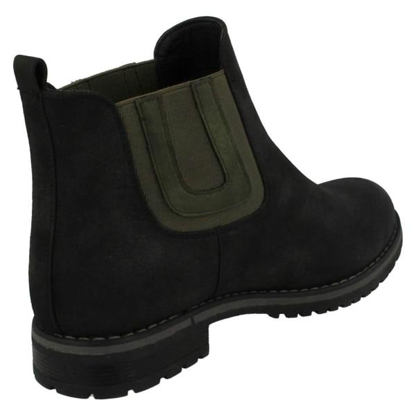 Down to Earth Ladies Down To Earth Flat Chelsea Ankle Boots