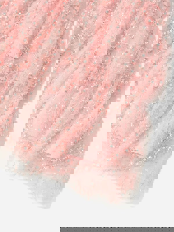 Self Portrait Girls Sequin Dress in Pink