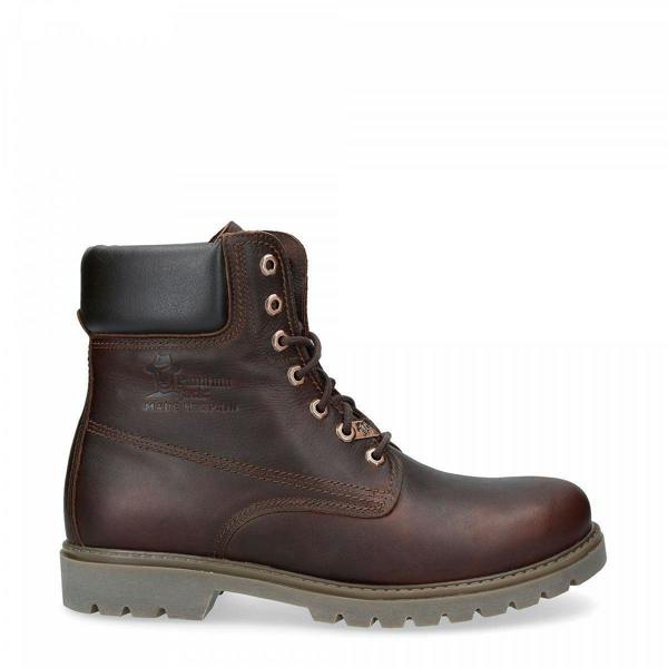 Panama Jack 03 C52 Mens Brown Boots Waterproof Leather Laces Hiking Ankle Chukka