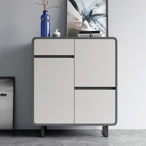 Naveda Shoe Storage, Grey with shoe and coat storage