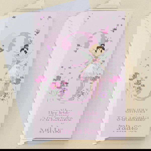 Personalised Memento Company Personalised Fairy Princess Birthday Card