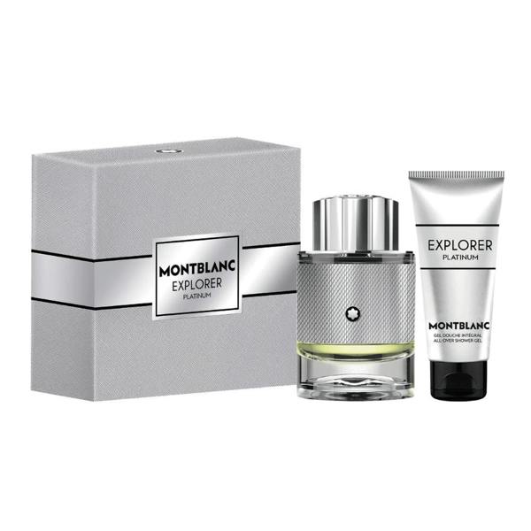 Montblanc Men's Aftershave Montblanc Explorer Platinum Gift Set (60ml EDP + 100ml Shower Gel)