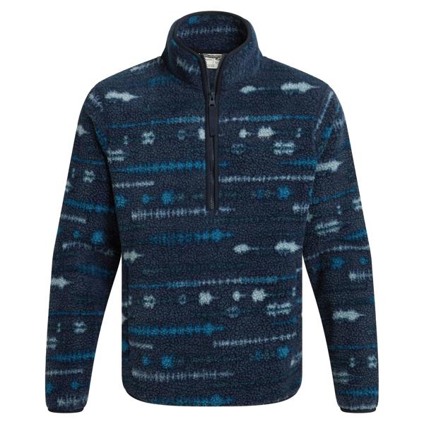 Craghoppers Mens National Trust Rawthey Half Zip Fleece Top - Blue Navy - 
