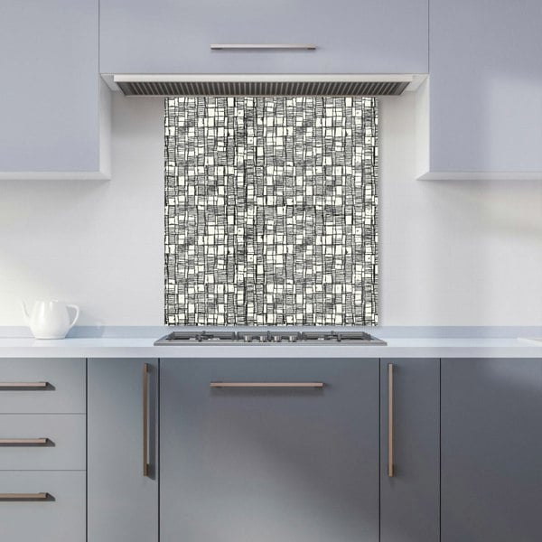 Warren Reed - Designer Irregular Sketched Block Textured Kitchen Splashback