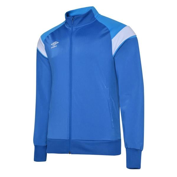 Umbro Childrens/Kids Knitted Jacket - Royal Blue/Ibiza Blue/Brilliant White - 