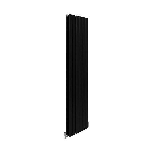 Designer Flat Panel Radiator - Matt Black (1600mm x 420mm)