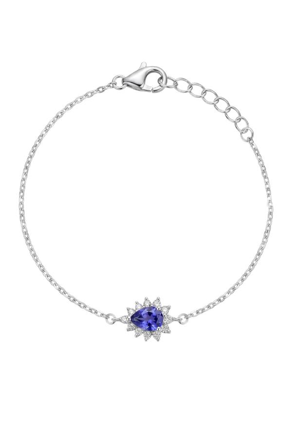 Latelita Phillippa Bracelet Tanzanite Silver
