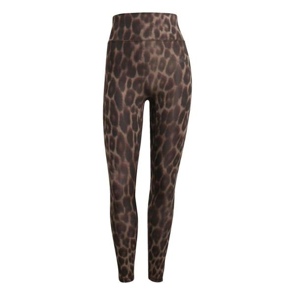 Adidas Womens/Ladies Leopard Print Gym Leggings - Leopard - 