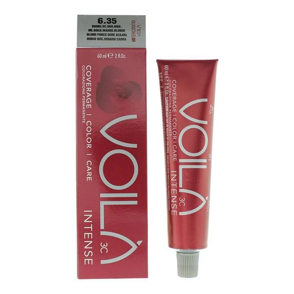 Intercosmo Voila 3C Hair Colour 60ml - 6.35 Dark Golden Mahogany Blonde
