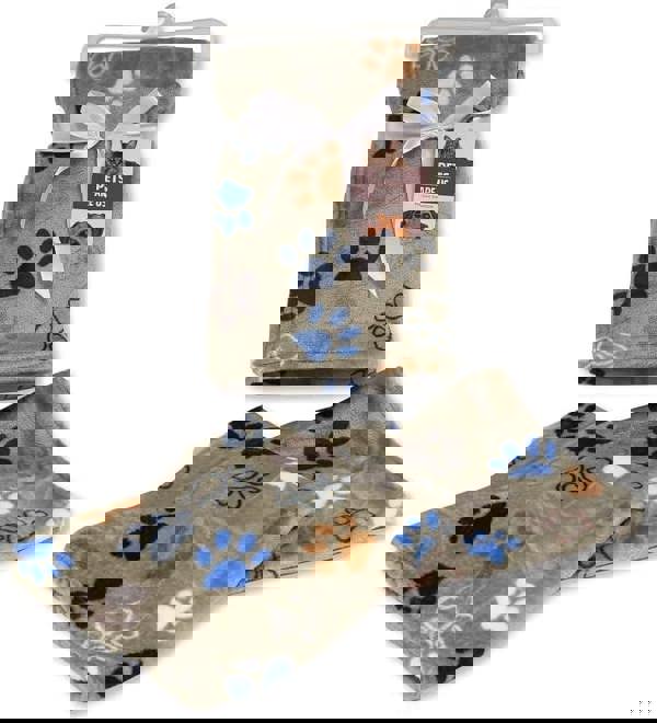 KAV Soft Polyester Pet Blanket - Luxury Unisex Cute Animal Pet Print Gift Set for Cat, Dog, Puppy, Kitten Pets 70x100 CM