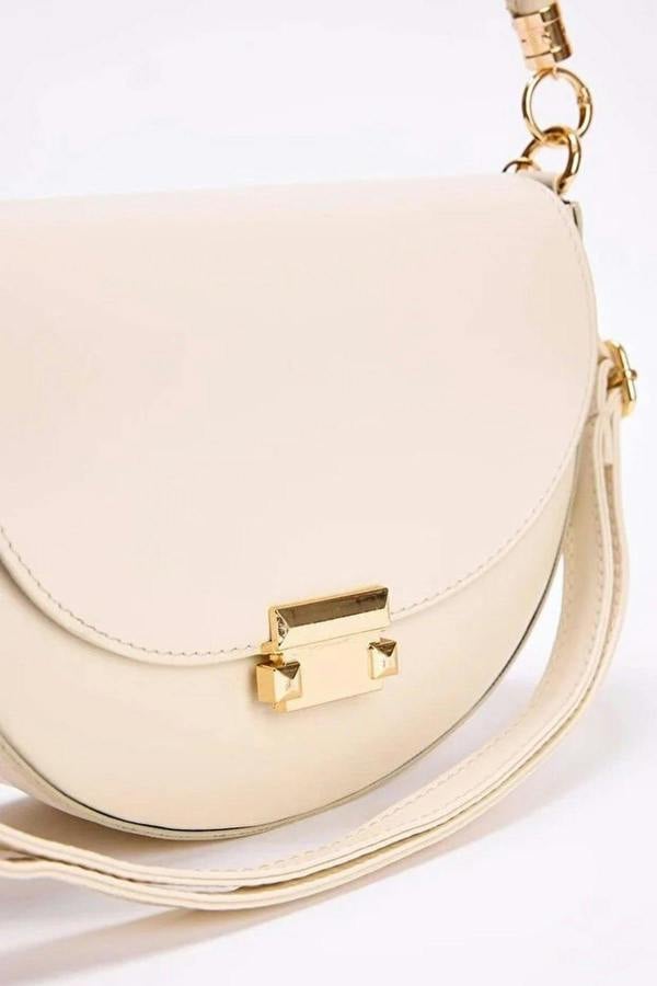 WOVCOR Women's Mini City Shoulder Bag with Metal Buckle Detail