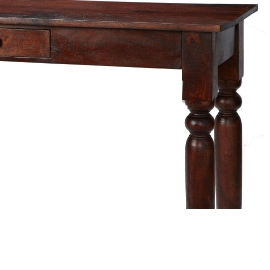 Wyld Haus Oxford Mahogany Mango Wood Console Table 1 Drawer