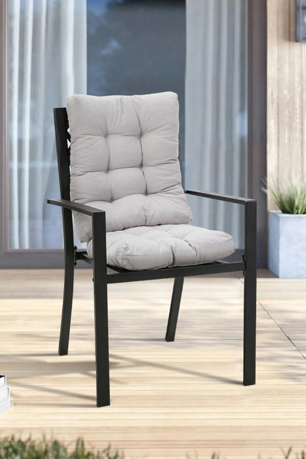 2 Pcs Outdoor Garden Chair Cushion Dining Chair Pad