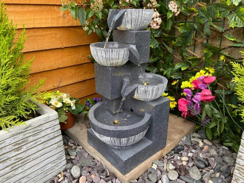 Tranquillity Water Features Eclipse 4 Bowl Contemporary Water Feature