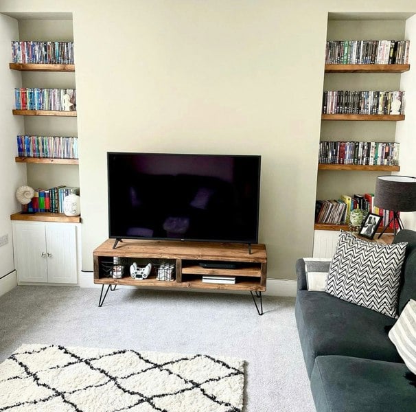 The Bespoke Carpentry Co TV Stand with Shelves