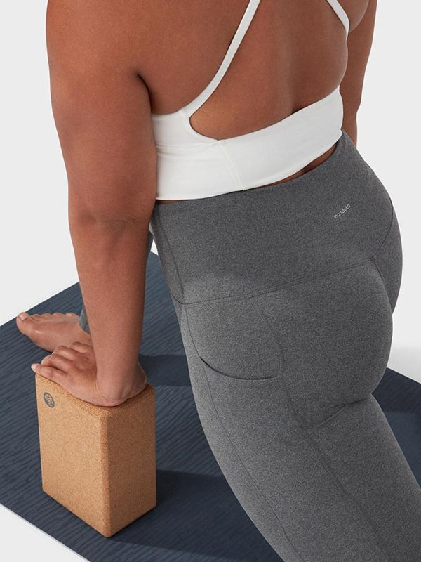 Manduka Renew High Rise Women's Leggings - Heathered Grey