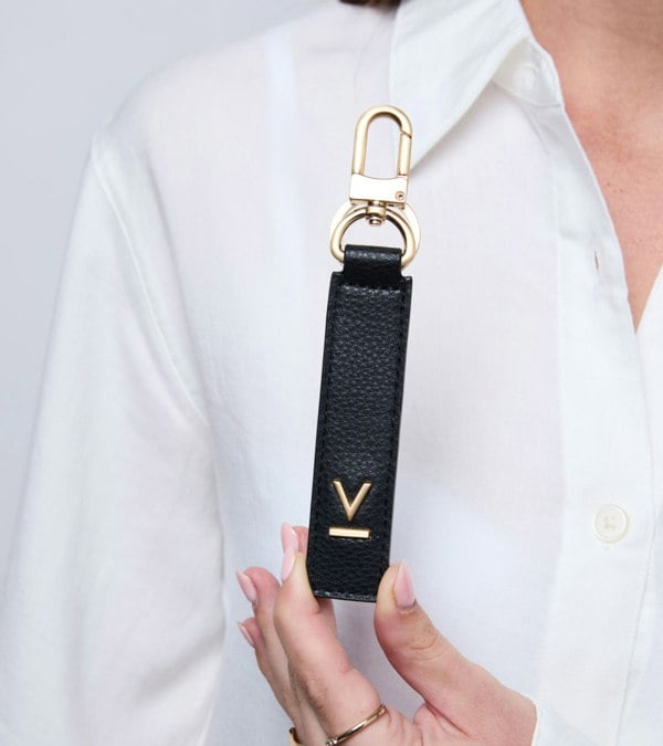 Votch Raya Vegan Bio-Based Bamboo Key ring in black