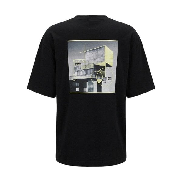 BOSS Te Brutalism Graphic T-Shirt Black
