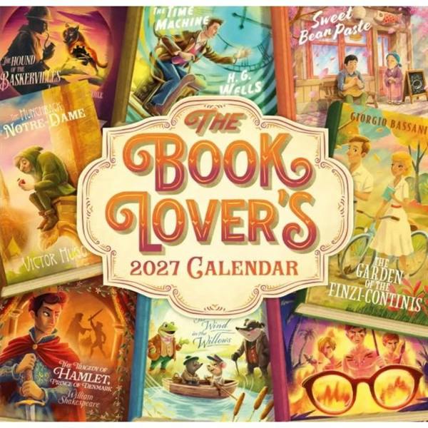 The Book Lovers Calendar 2027, Wall Calendars, Month To View, History & Literature, Gift