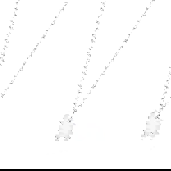 Komodor Silhouette Silver Necklace - Personalised - MYLEE London