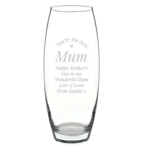Personalised Memento Company Personalised You Are The Best Bullet Vase