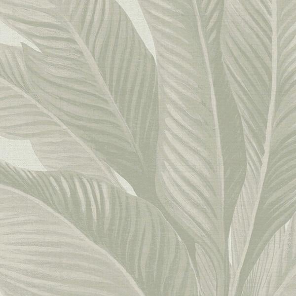 Next Palm Print Linen Look Wallpaper