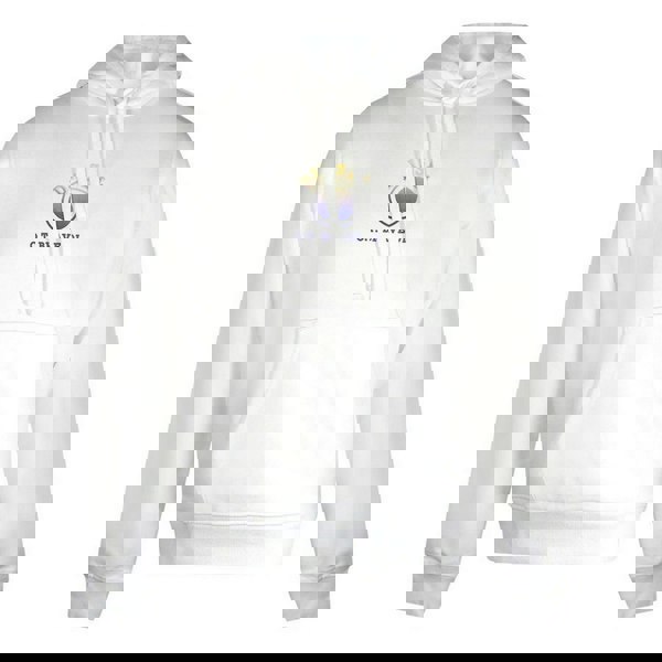 Diesel Mens Faded Logo Hoodie - White