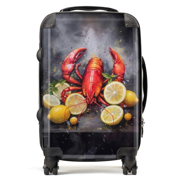 Warren Reed Lobster And Lemons Suitcase