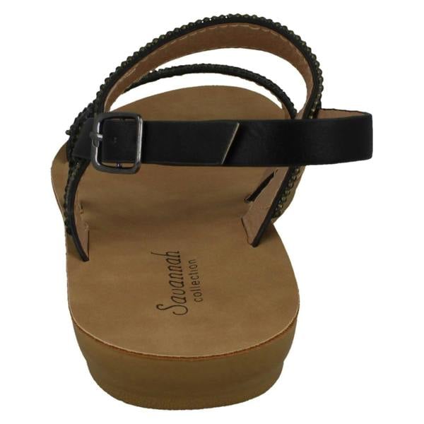 Savannah Ladies Savannah Diamante Sandals F00242