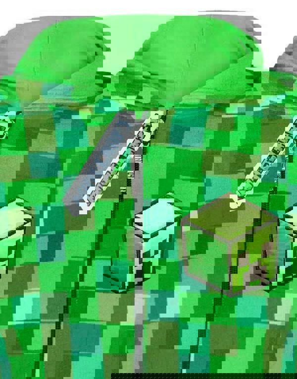 Minecraft Boys Green Creeper Hoodie