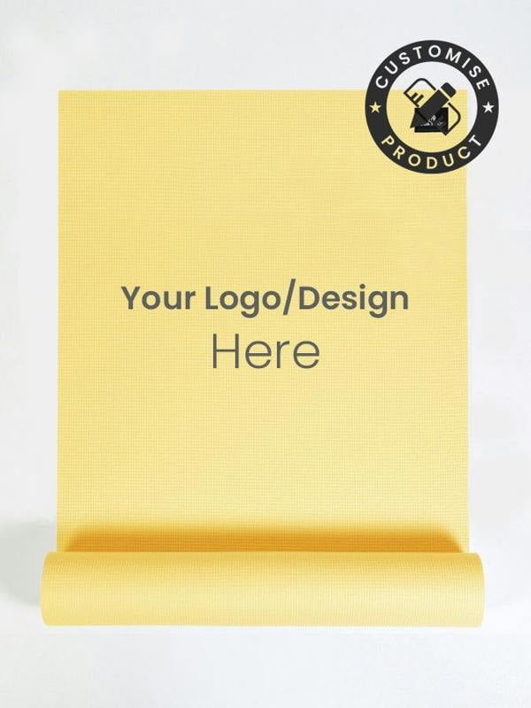 Yoga Studio Personalised Yoga Mat 6mm With Custom Design - Banana