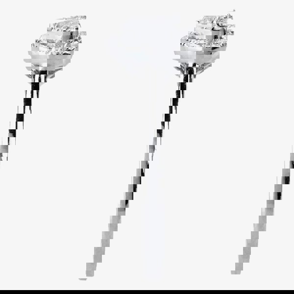 T. H. Baker 9ct White Gold 0.25ct Diamond Heart Cluster Ring TH014657R