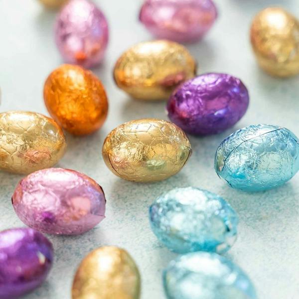 Milk Chocolate Praline Foiled Eggs, 370g