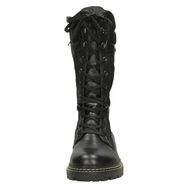 Remonte Womens Rieker Biker Style Lace And Zip Boots D0B76