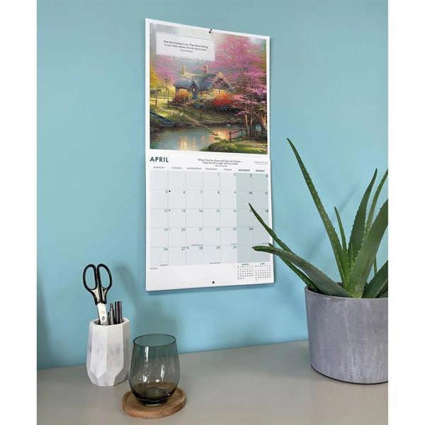 Kinkade, Lightposts For Living Calendar 2027, Wall Calendars, Month To View, Art, Gift