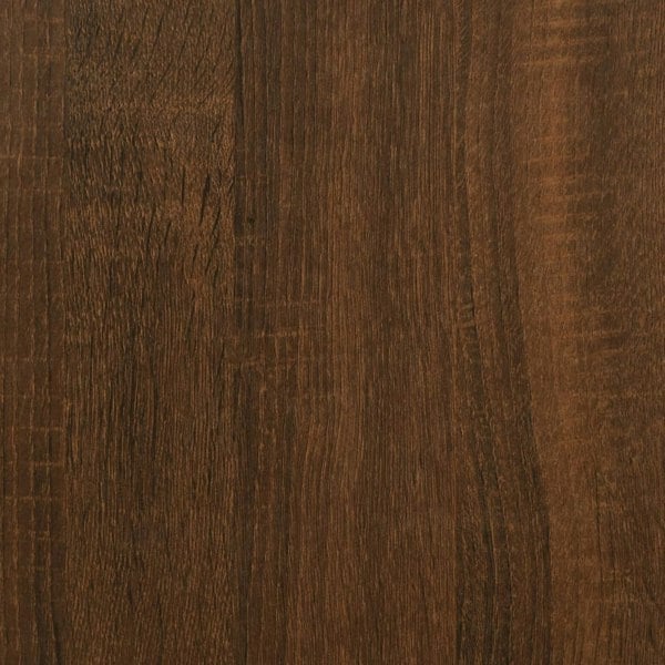 Berkfield Bed Frame Brown Oak 90x200 cm Engineered Wood