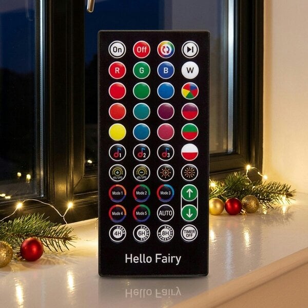 Garden Greatness Miniature Digital Lit Pyramid Tree with Multi-Colour Lights